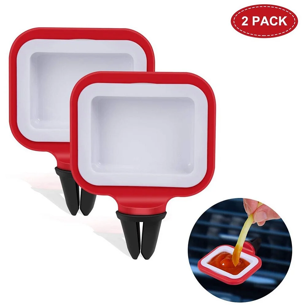 2pcs Dip Clip Sauce Cup Holder For Car Ketchup Mini Dipping Sauce Cups Car Accessories, Portable Ketchup And Dip Sauce Holder
2pcs Dip Clip Sauce Cup Holder For Car Ketchup Mini Dipping Sauce Cups Car Accessories, Portable Ketchup And Dip Sauce Holder