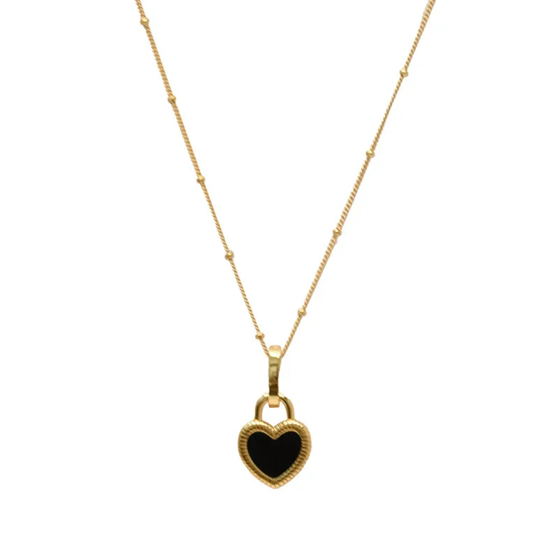 Gold 925 Silver Two Side Necklace Hot Selling Jewelry Europe And America Exquisite Heart Lock 2022 New
Gold 925 Silver Two Side Necklace Hot Selling Jewelry Europe And America Exquisite Heart Lock 2022 New