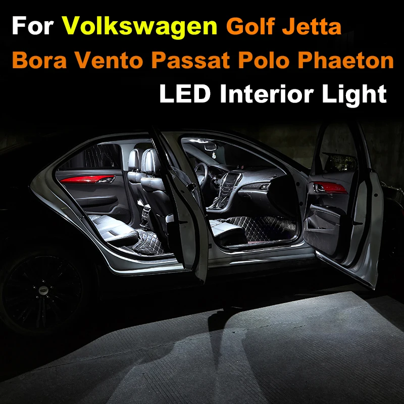 For Volkswagen VW Golf 4 5 6 7 Jetta Bora Vento Passat B5 B6 B7 B8 CC Polo Phaeton Canbus Vehicle Lamp LED Interior Light Kit 
For Volkswagen VW Golf 4 5 6 7 Jetta Bora Vento Passat B5 B6 B7 B8 CC Polo Phaeton Canbus Vehicle Lamp LED Interior Light Kit