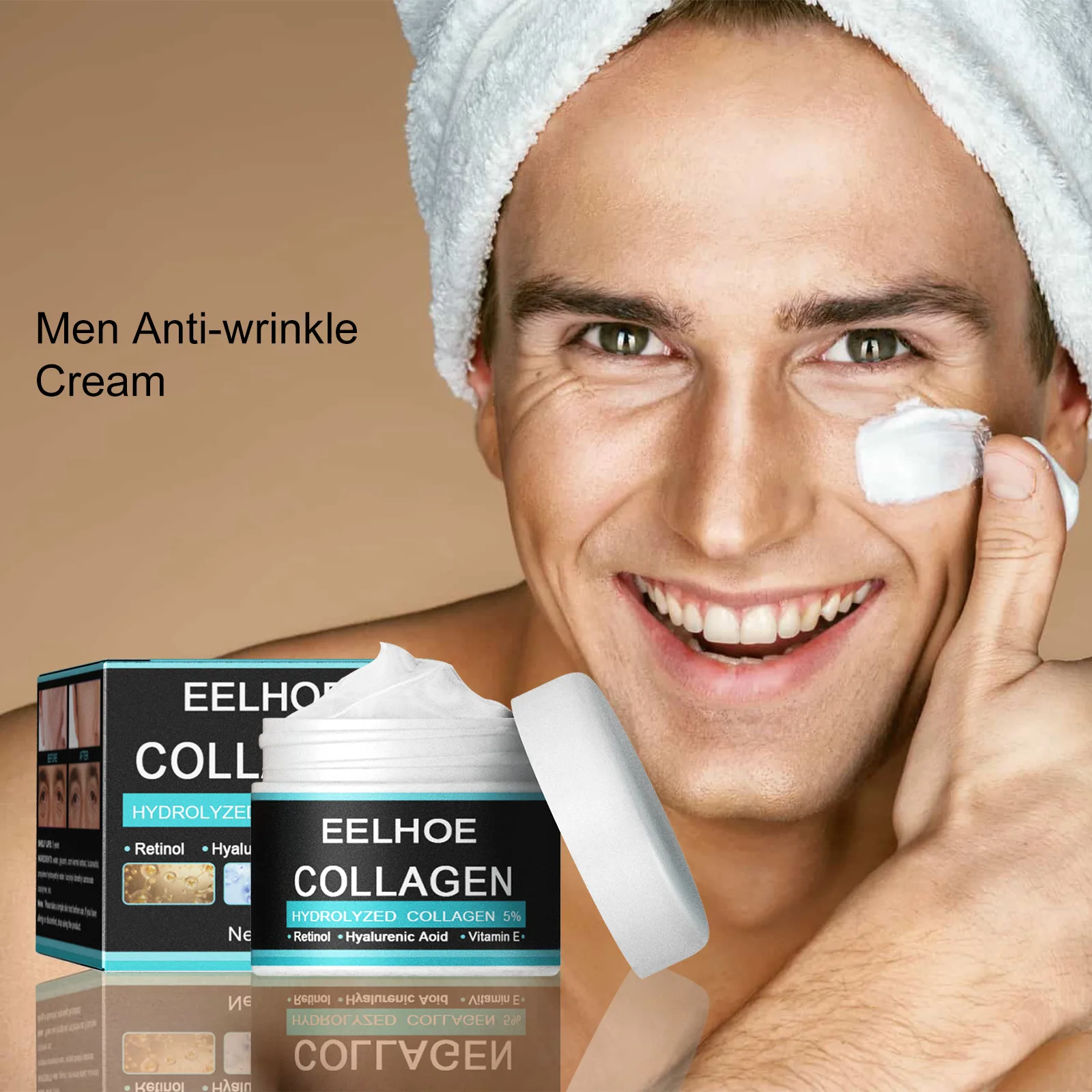 Retinol Men's Anti-wrinkle Cream Remove Fine Lines Hyaluronic Acid Moisturizing Anti-aging Firming Whitening Skin Care Products
Retinol Men's Anti-wrinkle Cream Remove Fine Lines Hyaluronic Acid Moisturizing Anti-aging Firming Whitening Skin Care Products
