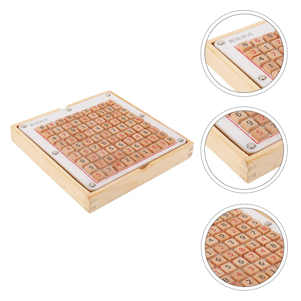 1pc Wooden Funny Educational Safe Sudoku Training Tool Sudoku Game for Girls Boys Children
1pc Wooden Funny Educational Safe Sudoku Training Tool Sudoku Game for Girls Boys Children