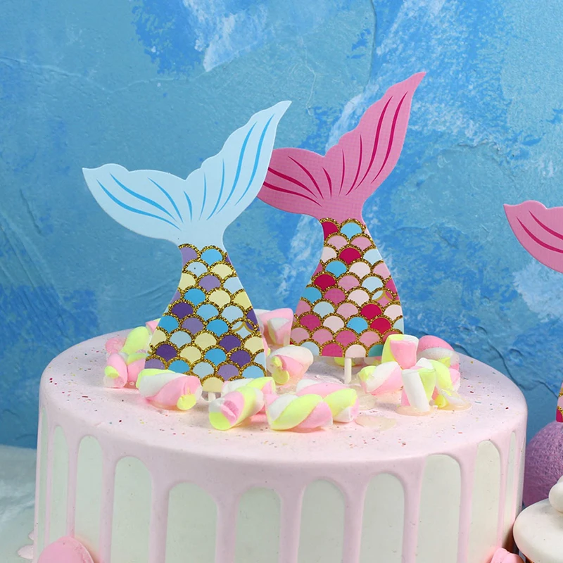 3pcs Mermaid Tail Party Cake Topper Birthday Decor Diy Cupcake Topper Supplies Cake Decoration Happy Birthday Wedding Decoration
3pcs Mermaid Tail Party Cake Topper Birthday Decor Diy Cupcake Topper Supplies Cake Decoration Happy Birthday Wedding Decoration
