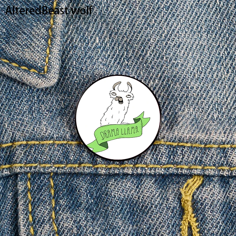 Drama Llama Printed Pin Custom Funny Brooches Shirt Lapel Bag Cute Badge Cartoon Cute Jewelry Gift for Lover Girl Friends
Drama Llama Printed Pin Custom Funny Brooches Shirt Lapel Bag Cute Badge Cartoon Cute Jewelry Gift for Lover Girl Friends