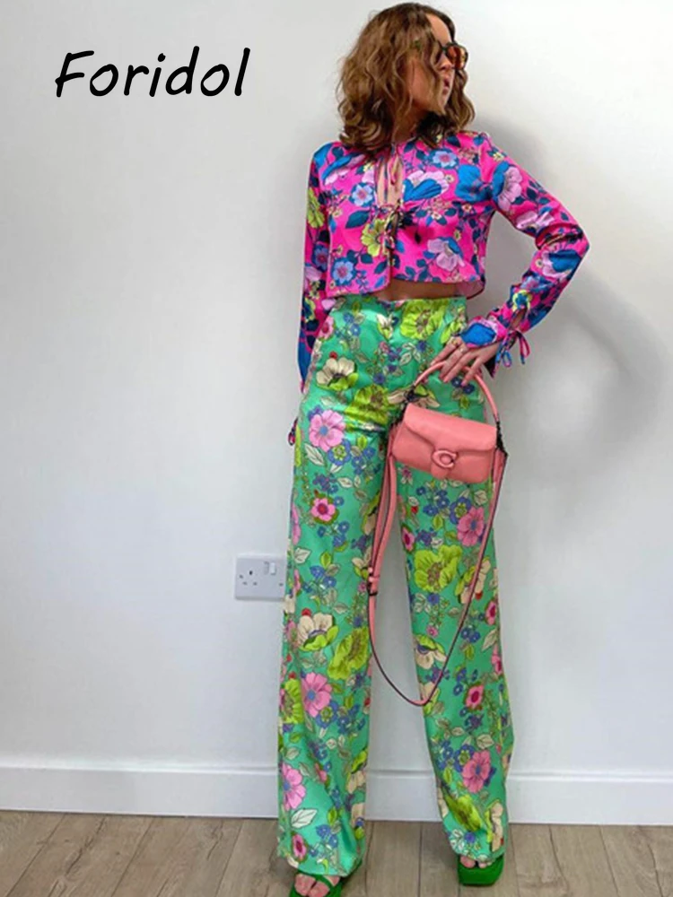 Casual Green Flower Print Satin Long Women Pants High Fashion Streetwear Elegant Office Ladies Pants Female Toursers Clothes
Casual Green Flower Print Satin Long Women Pants High Fashion Streetwear Elegant Office Ladies Pants Female Toursers Clothes
