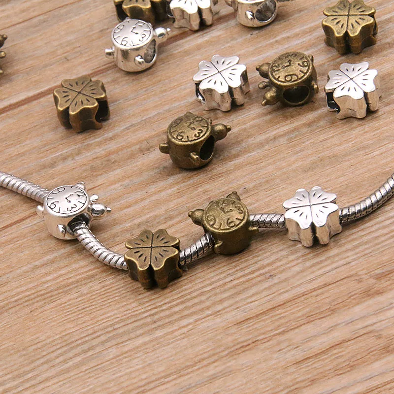 10pcs 2 Styles Two Color Flower Alarm Clock Spacer Bead Charms For Diy Beaded Bracelets Jewelry Handmade Making
10pcs 2 Styles Two Color Flower Alarm Clock Spacer Bead Charms For Diy Beaded Bracelets Jewelry Handmade Making