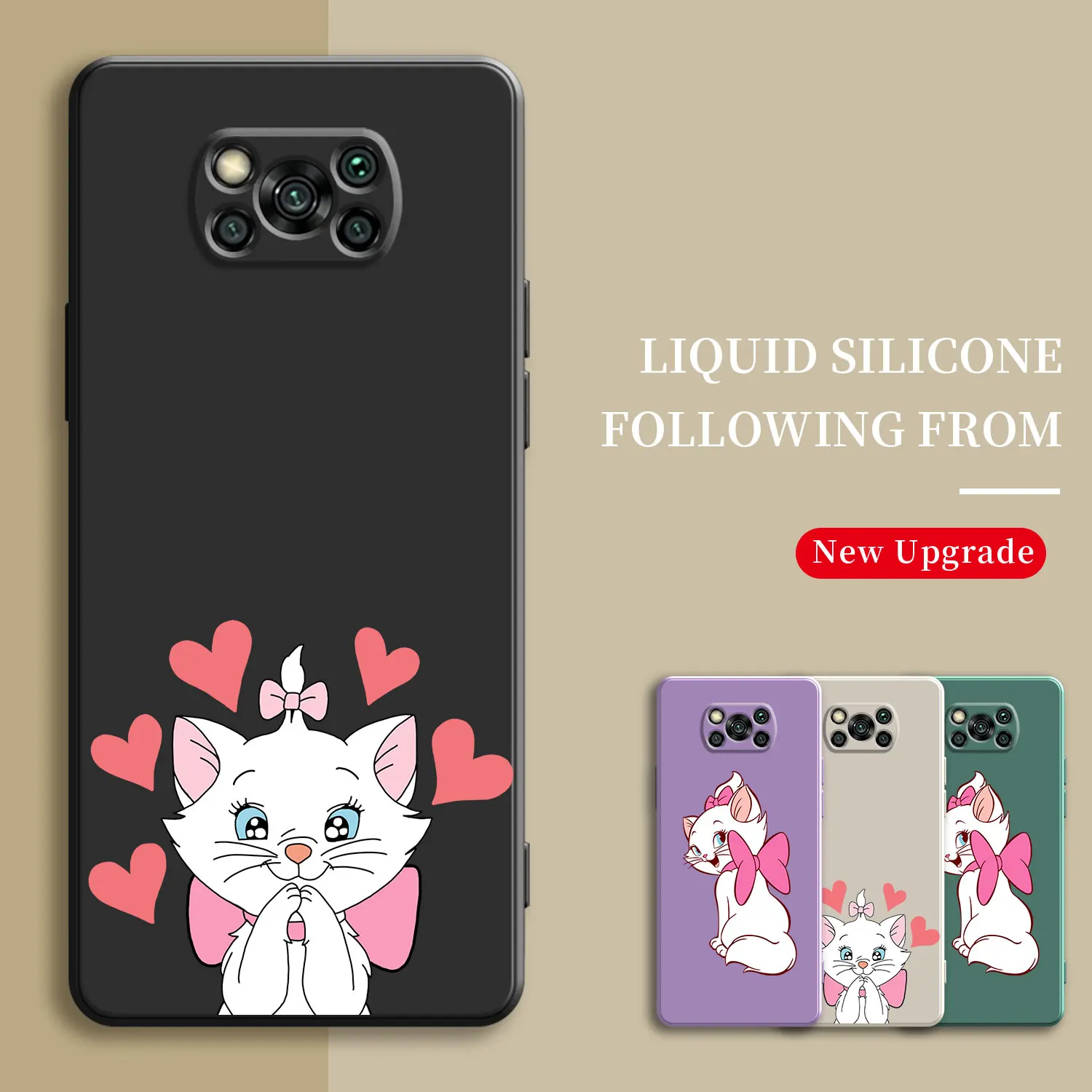 Candy Color Case For Xiaomi Mi Poco X3 NFC X4 Pro 11 Lite 11T F3 GT F4 M3 M4 10 10T 9T 8 Soft Phone Cover Cute Disney Marie Cat 
Candy Color Case For Xiaomi Mi Poco X3 NFC X4 Pro 11 Lite 11T F3 GT F4 M3 M4 10 10T 9T 8 Soft Phone Cover Cute Disney Marie Cat