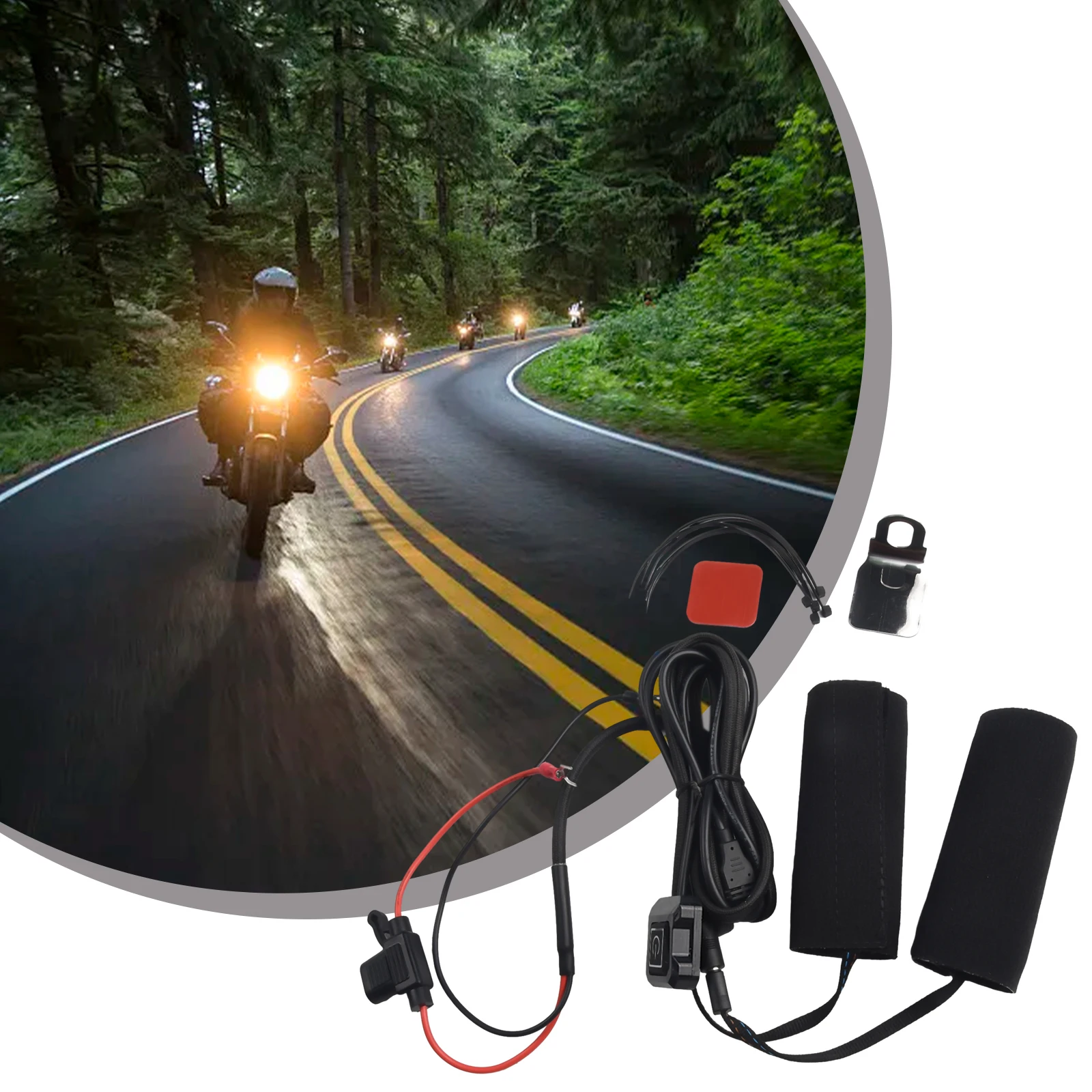 12V Heated Hand Grips for Motorcycle Waterproof Handlebar Heater Warmer Kit Adjustable Temperature Fast and Even Heating
12V Heated Hand Grips for Motorcycle Waterproof Handlebar Heater Warmer Kit Adjustable Temperature Fast and Even Heating