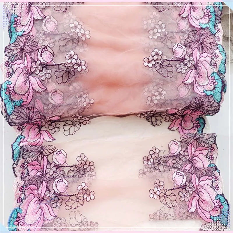 27Yards Two Sides Pink Floral Embroidered Lace Fabric Mesh Dress Sewing Trimmings Doll's Dress Hair Accessories DIY New
27Yards Two Sides Pink Floral Embroidered Lace Fabric Mesh Dress Sewing Trimmings Doll's Dress Hair Accessories DIY New