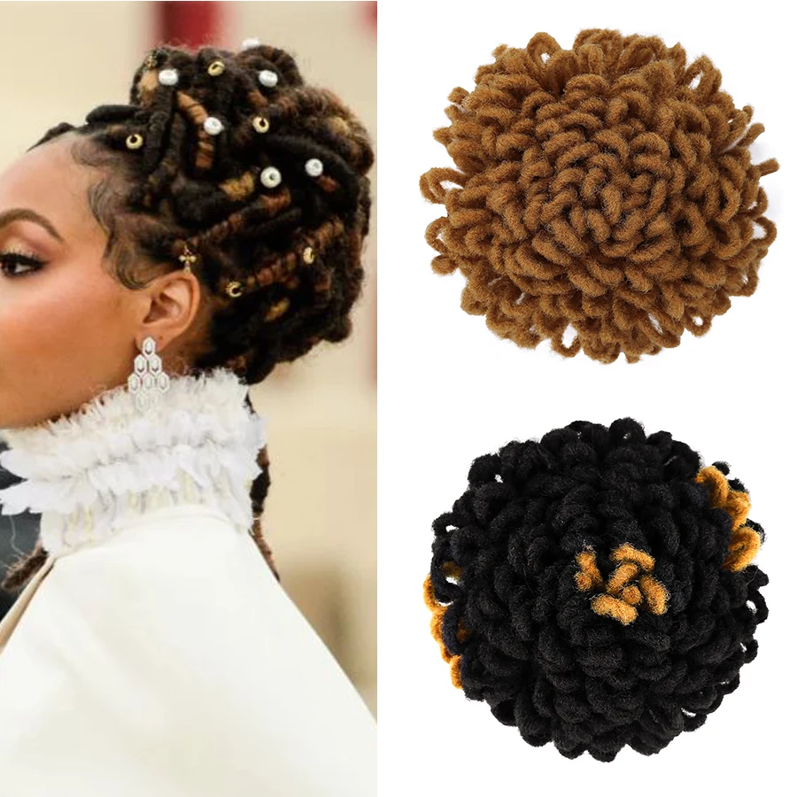 Dreaklock афро хвост Синтетический высокий пуховик пучок кулиска хвост кудрявый лепесток шиньон искусственный Nu Locs наращивание волос
Dreaklock афро хвост Синтетический высокий пуховик пучок кулиска хвост кудрявый лепесток шиньон искусственный Nu Locs наращивание волос