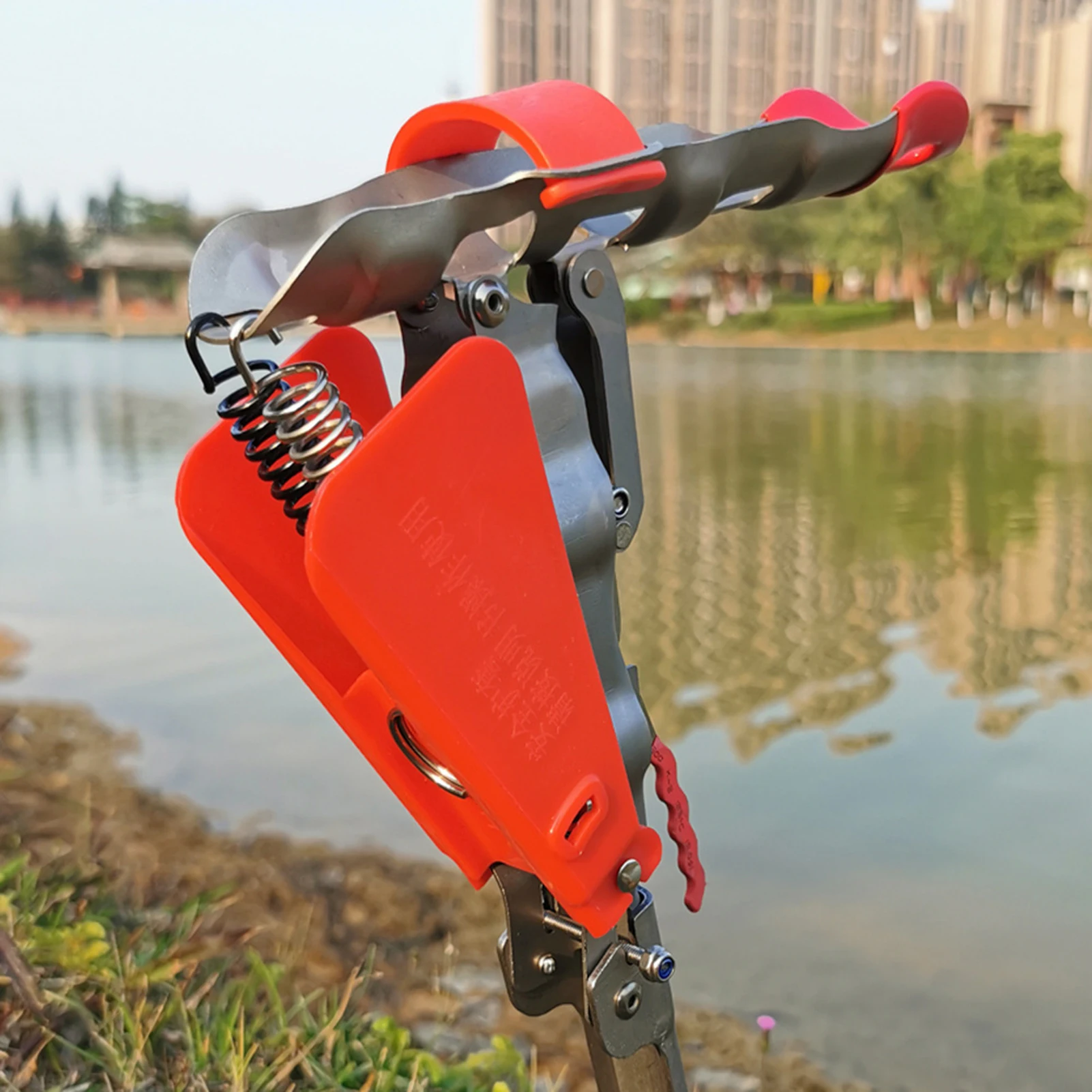 Automatic Spring Fishing Rod Holder With Hook Setter Adjustable for Saltwater Fishing Rod Use
Automatic Spring Fishing Rod Holder With Hook Setter Adjustable for Saltwater Fishing Rod Use