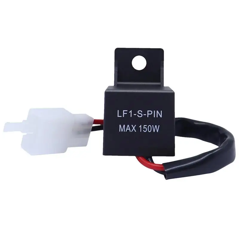 2 Pin Electronic LED Flasher Relay Rate Control 2-Pin Flasher Relays With Wire 150W Replacement For Turn Signal Bulbs 2-Pin
2 Pin Electronic LED Flasher Relay Rate Control 2-Pin Flasher Relays With Wire 150W Replacement For Turn Signal Bulbs 2-Pin
