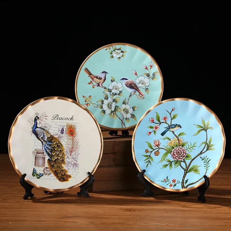 21CM Ceramic Decorative Plate Arrangement Wobble Plate Living Room Entrance Ornaments Home Decorations W3747
21CM Ceramic Decorative Plate Arrangement Wobble Plate Living Room Entrance Ornaments Home Decorations W3747