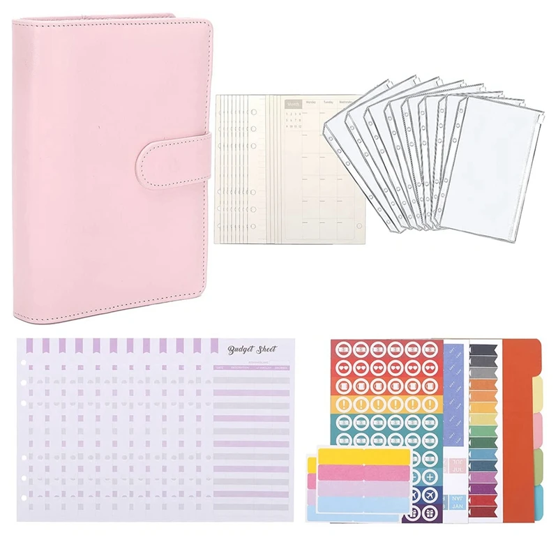 Budget Planner Money Envelopes A6 Budget Binder Money Organizer With Budget Sheets, Binder Covers, Weekly Planner
Budget Planner Money Envelopes A6 Budget Binder Money Organizer With Budget Sheets, Binder Covers, Weekly Planner