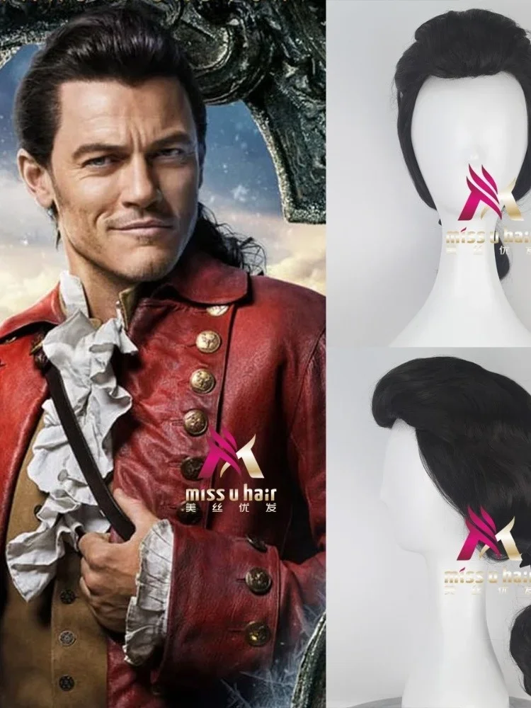 new Beauty and the Beast Prince Gaston Wig Black Short Wig Cosplay Halloween Role Play Hair +wig cap
new Beauty and the Beast Prince Gaston Wig Black Short Wig Cosplay Halloween Role Play Hair +wig cap