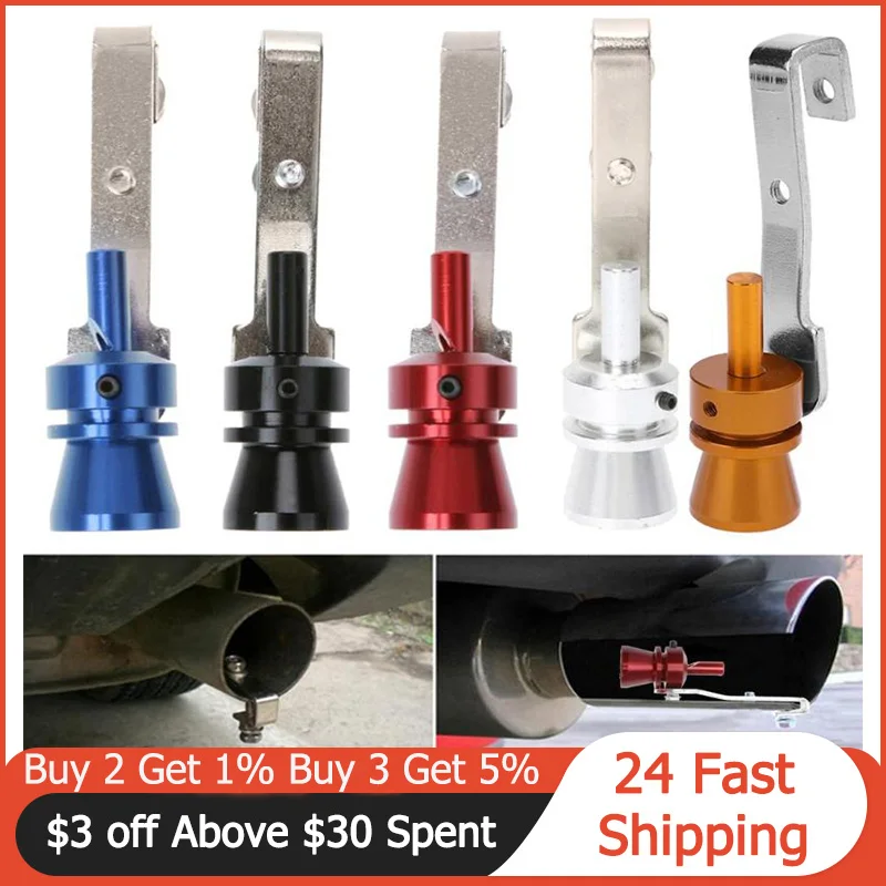 Universal Car Turbo Sound Whistle Muffler Exhaust Pipe Simulator Whistler for Vehicles High quality Size M 5 Colors to Choose
Universal Car Turbo Sound Whistle Muffler Exhaust Pipe Simulator Whistler for Vehicles High quality Size M 5 Colors to Choose