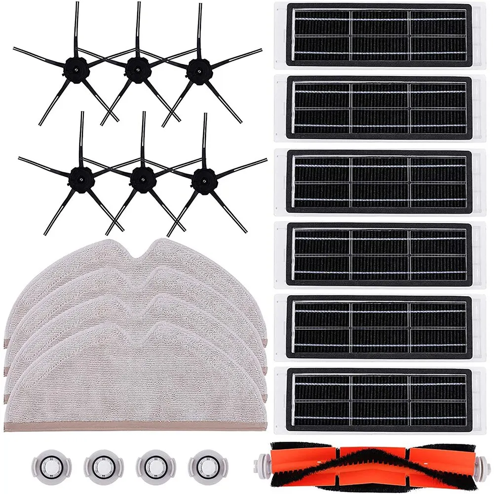 21Piece Accessory Replacement Part Set Suitable for Roborock S6 S6 MaxV S6 Pure S5 S5 Max for Mijia Robot Vacuum Cleaner
21Piece Accessory Replacement Part Set Suitable for Roborock S6 S6 MaxV S6 Pure S5 S5 Max for Mijia Robot Vacuum Cleaner