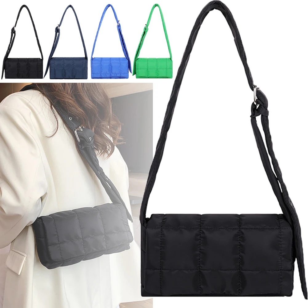 Space Pad Cotton Feather Down Women Shoulder Bags For Winter 2023 Designer Nylon Cotton Warm Tote Solid Small Flap Tote Handbag
Space Pad Cotton Feather Down Women Shoulder Bags For Winter 2023 Designer Nylon Cotton Warm Tote Solid Small Flap Tote Handbag