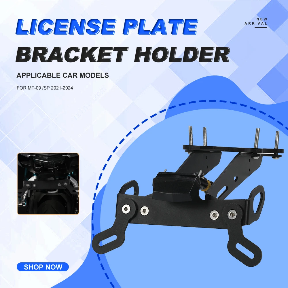 Motorcycle License Plate Bracket Holder FOR YAMAHA MT-09 / SP MT09 2021 2022 2023 2024 Aluminium Motorbike Accessories Parts
Motorcycle License Plate Bracket Holder FOR YAMAHA MT-09 / SP MT09 2021 2022 2023 2024 Aluminium Motorbike Accessories Parts