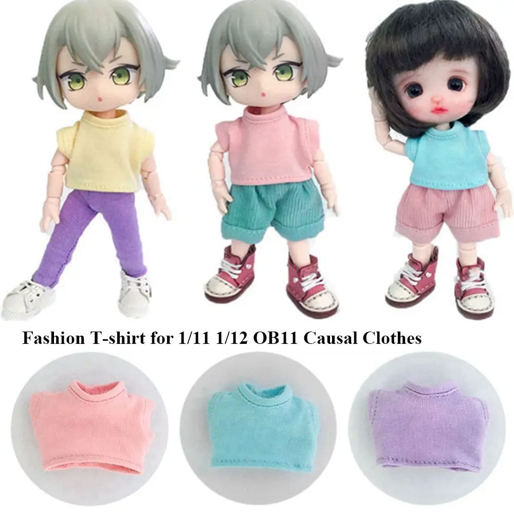 New Accessories DIY Doll Clothes for OB11 Doll Doll Shirts Doll Causal Wear Doll T-shirt Fashion Doll Clothes
New Accessories DIY Doll Clothes for OB11 Doll Doll Shirts Doll Causal Wear Doll T-shirt Fashion Doll Clothes