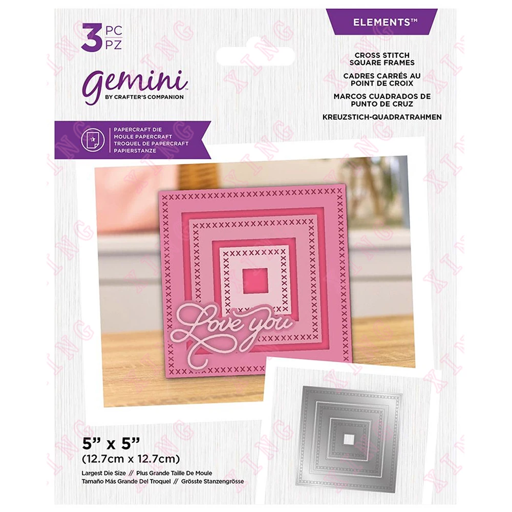 2022 New Cross Stitch Square Metal Cutting Dies Scrapbook Paper Decoration Embossing Template Diy Handmade Craft Reusable Molds
2022 New Cross Stitch Square Metal Cutting Dies Scrapbook Paper Decoration Embossing Template Diy Handmade Craft Reusable Molds