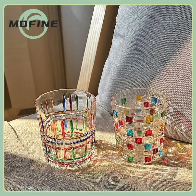 Creative Whisky Glass Contrast Color For Drink Home Party Bar Club Painted Glass Cup Various Styles Glass Cup Home Decoration
Creative Whisky Glass Contrast Color For Drink Home Party Bar Club Painted Glass Cup Various Styles Glass Cup Home Decoration