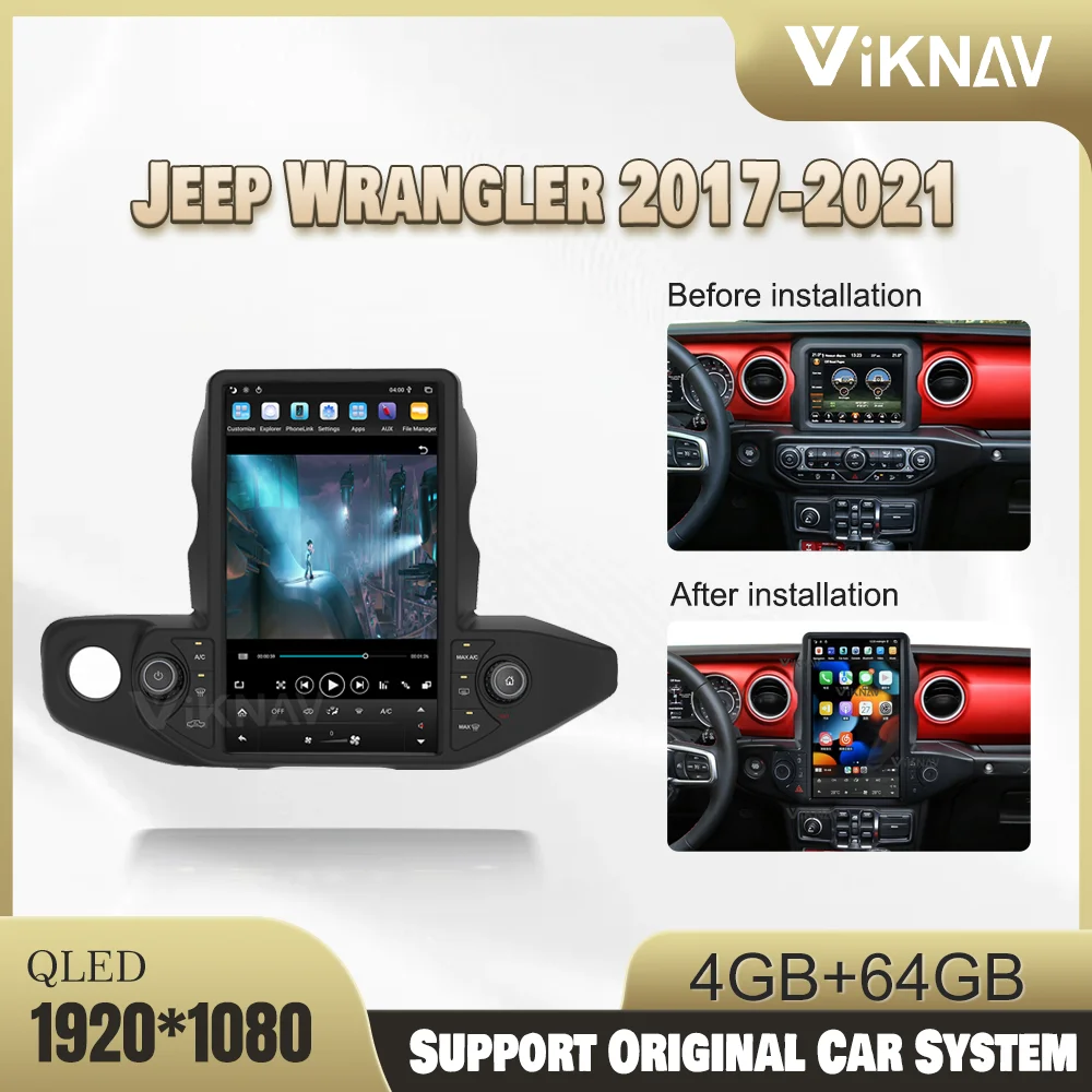 Система Android 9,0, большой экран 13,6 дюйма, 64 ГБ, 2017 дюйма, радио для Jeep Wrangler JL 2021-, стерео, GPS-навигация, мультимедийный плеер
Система Android 9,0, большой экран 13,6 дюйма, 64 ГБ, 2017 дюйма, радио для Jeep Wrangler JL 2021-, стерео, GPS-навигация, мультимедийный плеер