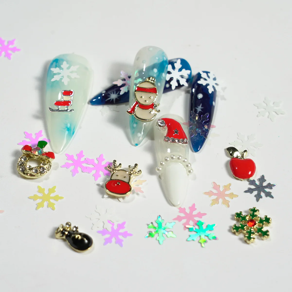 New Nail Christmas Sequins Snowflake Laser Sequins Santa Claus Elk Alloy Accessories Christmas Tree Nail Jewelry
New Nail Christmas Sequins Snowflake Laser Sequins Santa Claus Elk Alloy Accessories Christmas Tree Nail Jewelry