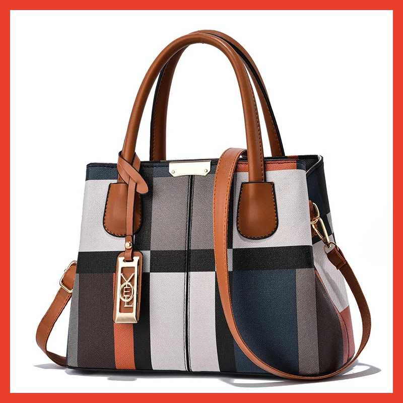 New Luxury Handbag Women Stitching Wild Messenger Bags Designer Brand Plaid Shoulder Bag Female Ladies Totes 
New Luxury Handbag Women Stitching Wild Messenger Bags Designer Brand Plaid Shoulder Bag Female Ladies Totes