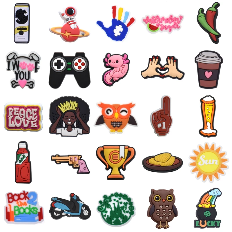 Para Pins Decorations for Crocs Girl Men Women Charm Set Jeans Shoes Accessories Kids Wholesale Bulk Gifts Shoe Charms Boy Packs
Para Pins Decorations for Crocs Girl Men Women Charm Set Jeans Shoes Accessories Kids Wholesale Bulk Gifts Shoe Charms Boy Packs