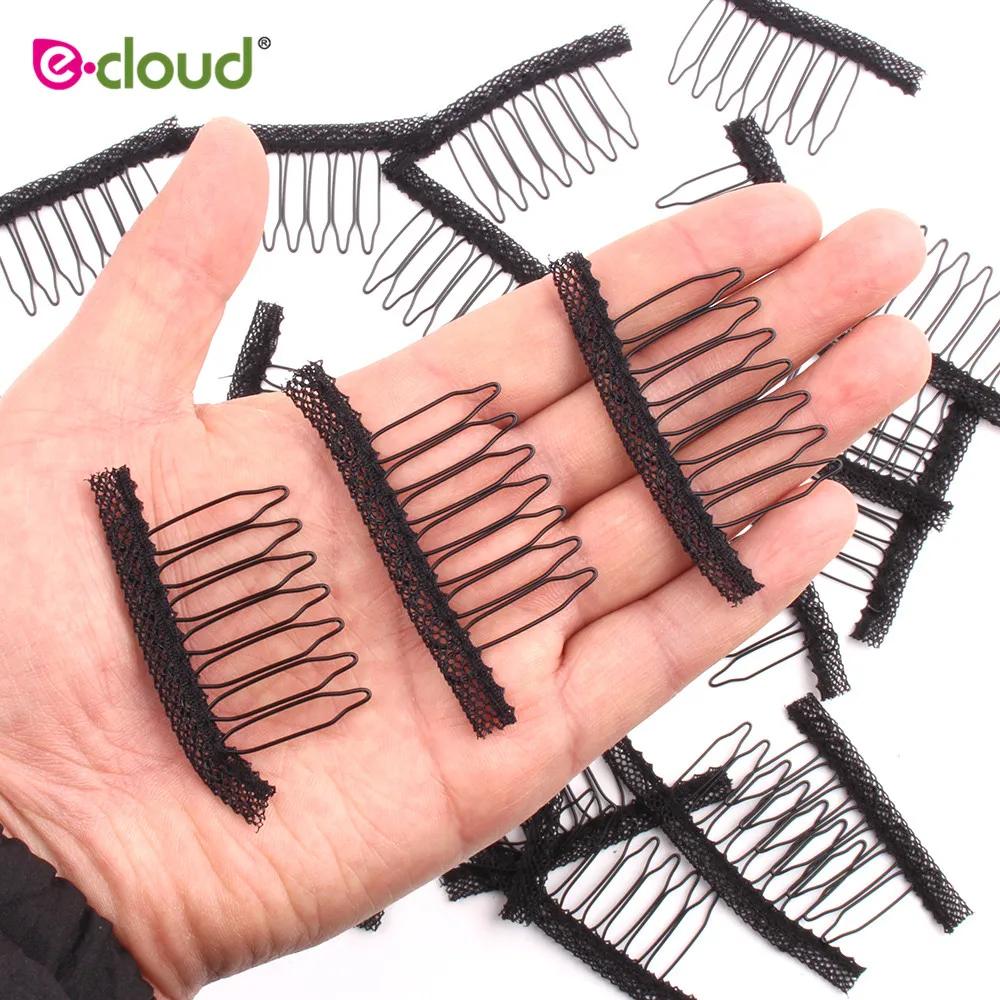 Best Quality Hair Clips For Extensions Black 7 Teeth Wig Combs Black Brown Comb Clips For Wigs Strong Lace 20PC
Best Quality Hair Clips For Extensions Black 7 Teeth Wig Combs Black Brown Comb Clips For Wigs Strong Lace 20PC
