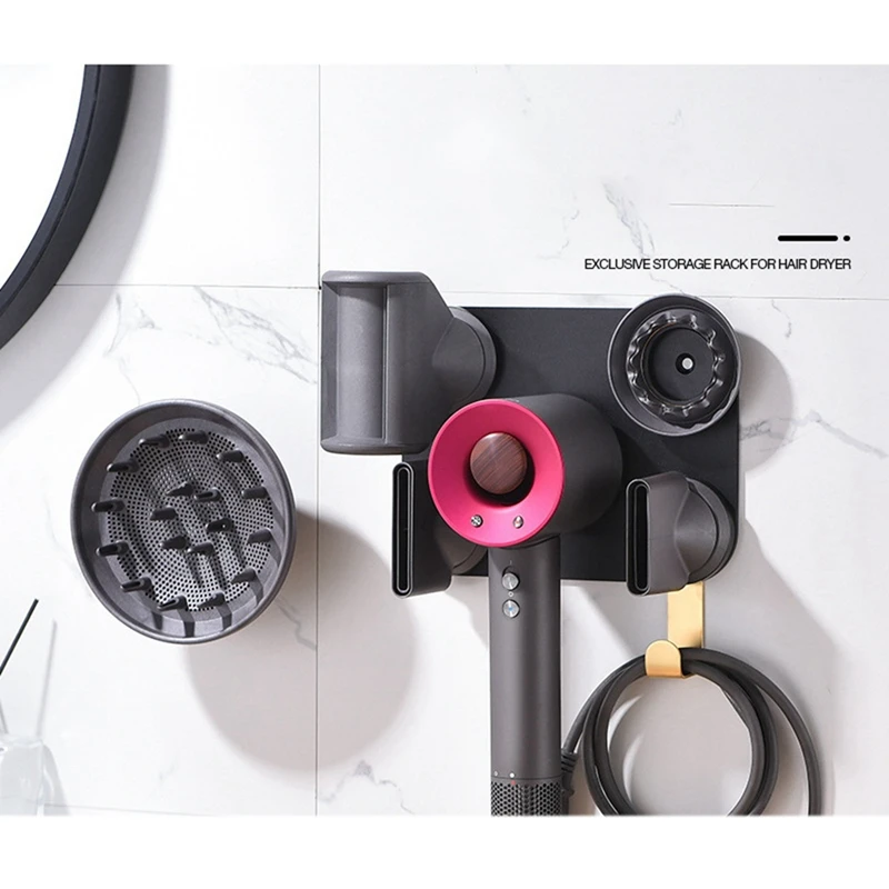 Hair Dryer Holder Aluminum Hair Dryer Rack For Dyson Hd08 Wall Mounted No Drilling Blower Bracket Home Hotel Shelf
Hair Dryer Holder Aluminum Hair Dryer Rack For Dyson Hd08 Wall Mounted No Drilling Blower Bracket Home Hotel Shelf