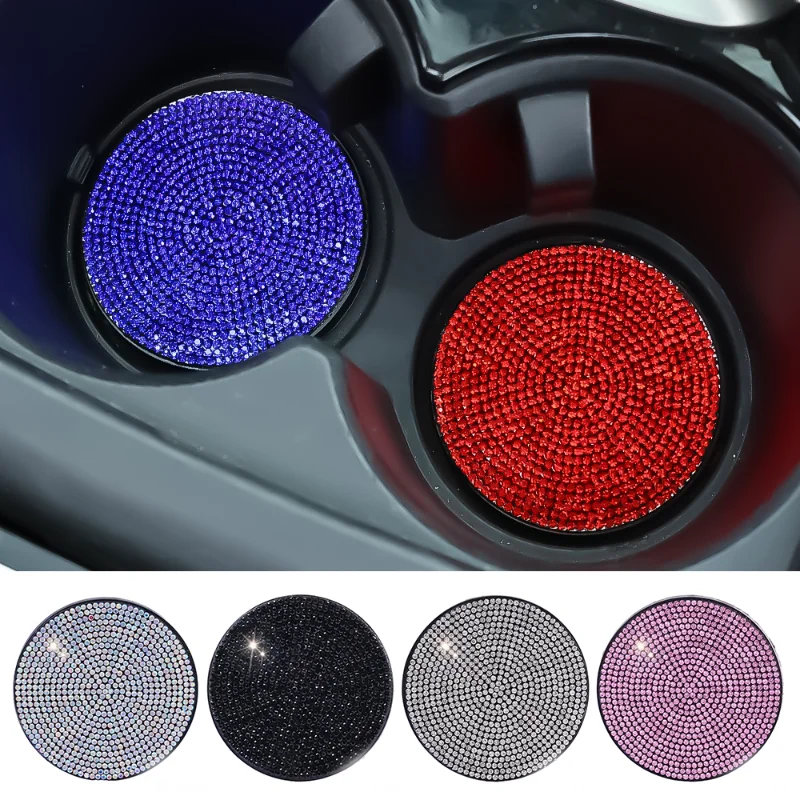 Car Diamond Coaster Anti-Slip Water Cup Pad Blingling Rhinestones Decoration Drink Cup Holder Mat Auto Interior Accessories
Car Diamond Coaster Anti-Slip Water Cup Pad Blingling Rhinestones Decoration Drink Cup Holder Mat Auto Interior Accessories