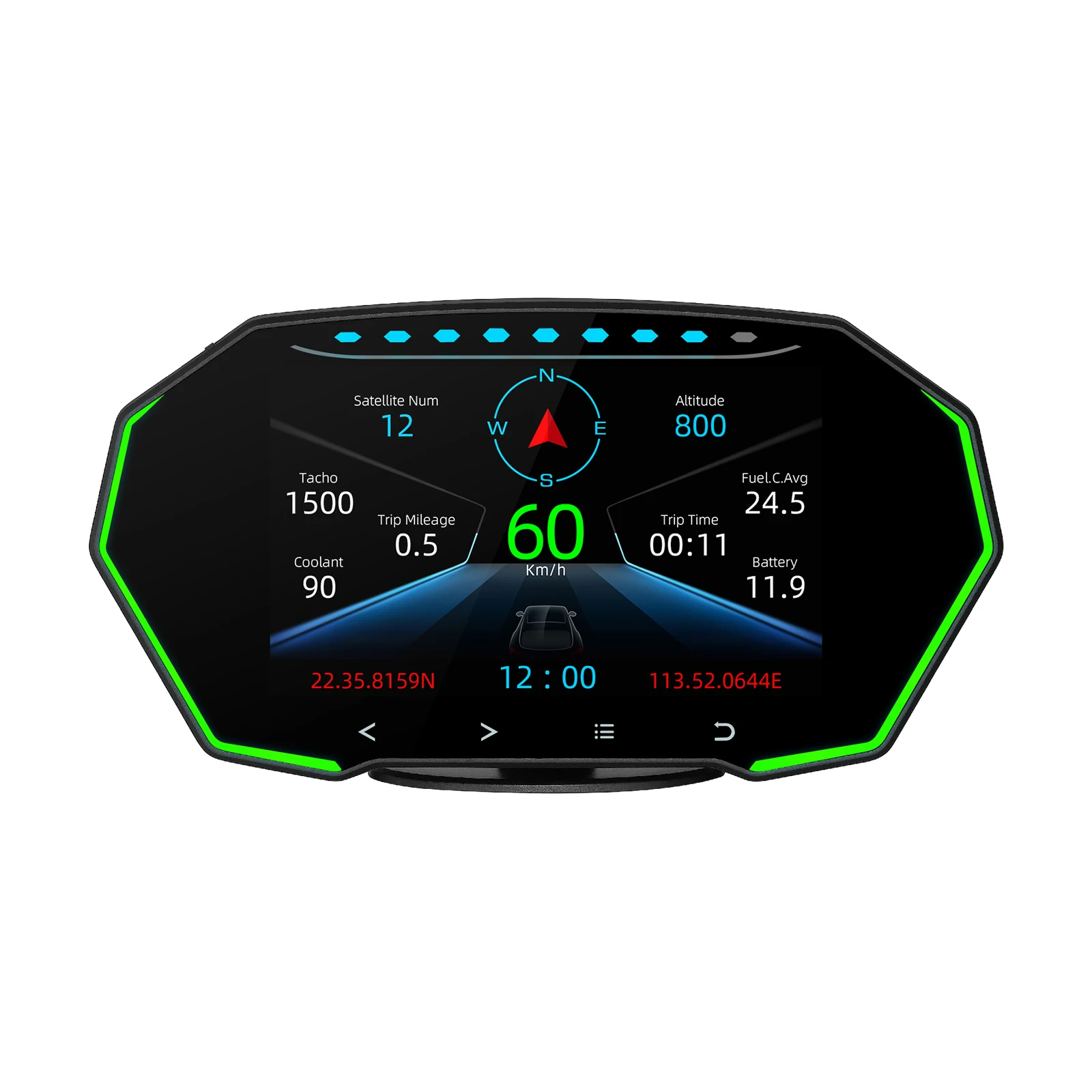 2022 Auto electronic hot selling F11 Hud tpms Display New for Car OBD2 gauge HUD System GPS Speedometer with Tick-C interface
2022 Auto electronic hot selling F11 Hud tpms Display New for Car OBD2 gauge HUD System GPS Speedometer with Tick-C interface