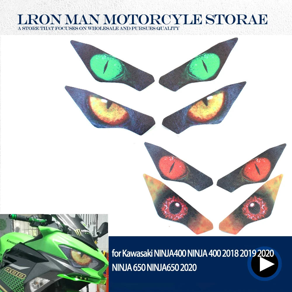 For KAWASAKI NINJA400 NINJA 400 2018 2019 2020 NINJA 650 NINJA650 2020 Motorcycle Headlamp Protection Sticker Decoration Sticker
For KAWASAKI NINJA400 NINJA 400 2018 2019 2020 NINJA 650 NINJA650 2020 Motorcycle Headlamp Protection Sticker Decoration Sticker