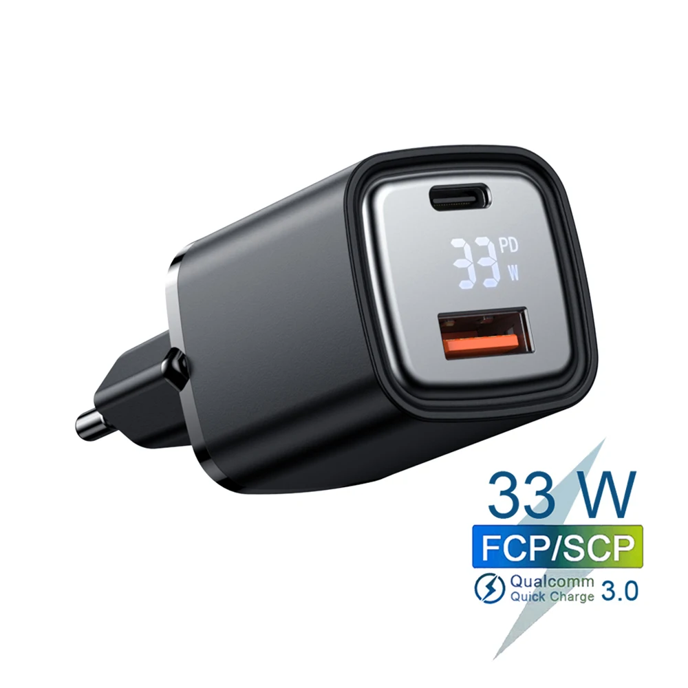 Mini 33W PD Fast Charger USB Type C LED Display For iPhone 14 13 12 11 Pro Max Xiaomi Huawei Macbook Tablet EU UK US Plug
Mini 33W PD Fast Charger USB Type C LED Display For iPhone 14 13 12 11 Pro Max Xiaomi Huawei Macbook Tablet EU UK US Plug