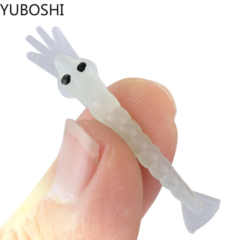 New 4cm/0.25g Simulation Luminous Shrimp Soft Bait Set 50Pcs/Box High Quality Artificial Wobblers Fishing Lure Kit
New 4cm/0.25g Simulation Luminous Shrimp Soft Bait Set 50Pcs/Box High Quality Artificial Wobblers Fishing Lure Kit