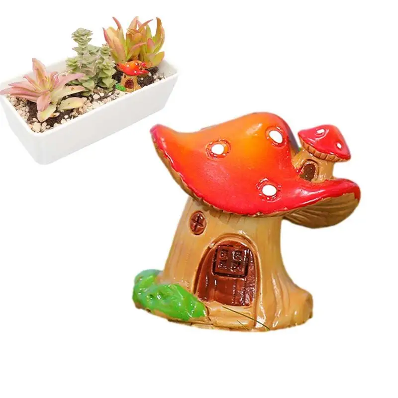 Miniature Fairy Garden Ornament Mushroom House Figurines Resin Craft Creative Garden Aquarium Dollhouse Home Decoration Gift
Miniature Fairy Garden Ornament Mushroom House Figurines Resin Craft Creative Garden Aquarium Dollhouse Home Decoration Gift