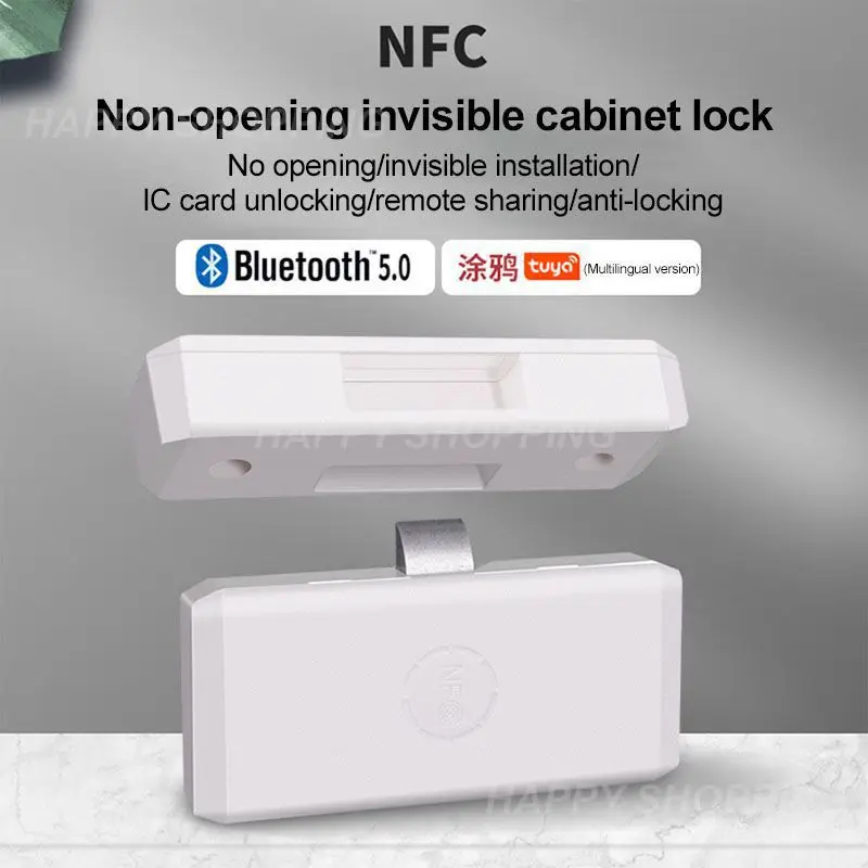 tuya Invisible Sensor Lock IC Card Drawer Digital Cabinet Electronic Locks For Wardrobe Furniture Hardware smart anti-theft lock
tuya Invisible Sensor Lock IC Card Drawer Digital Cabinet Electronic Locks For Wardrobe Furniture Hardware smart anti-theft lock