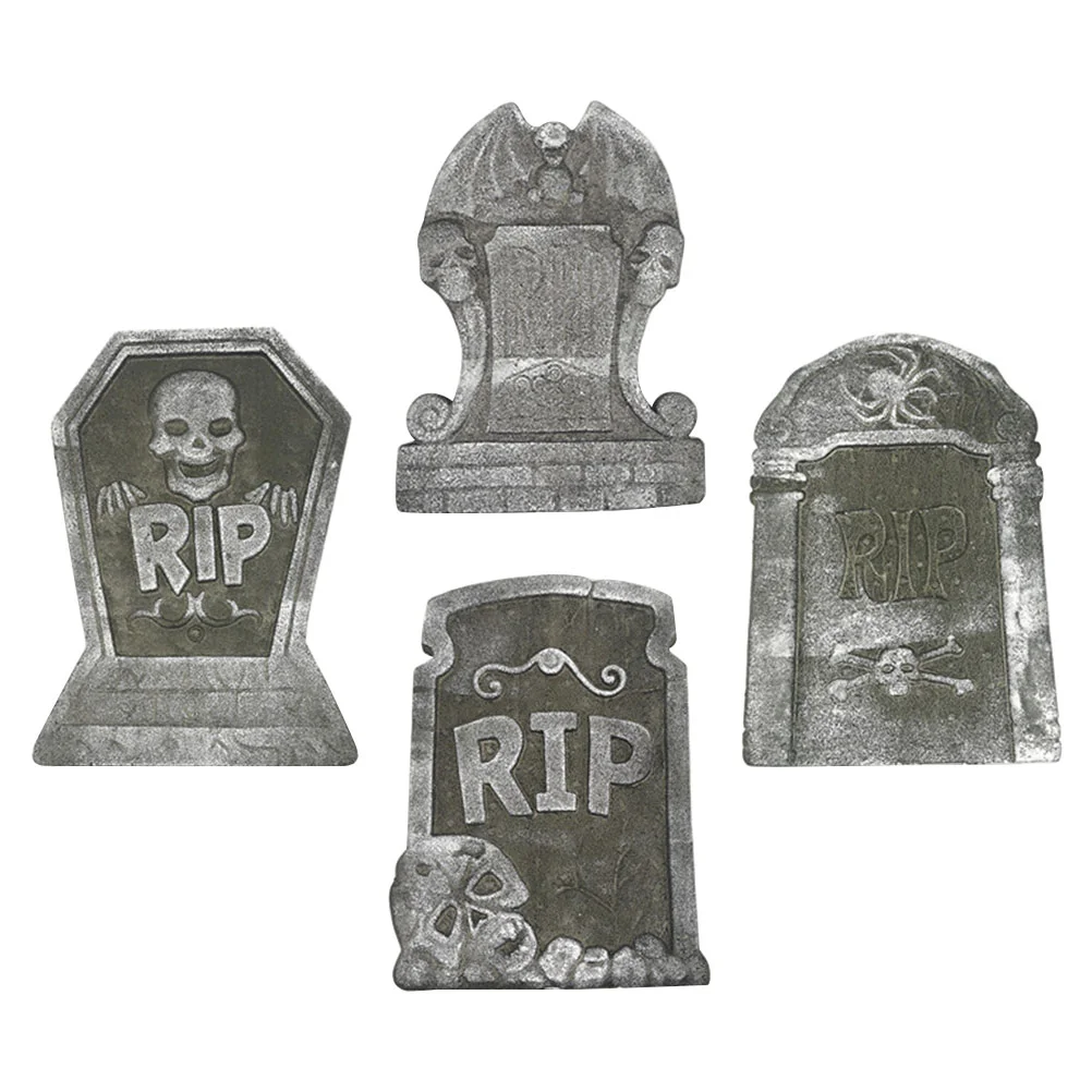 4 Pcs Simulated Tombstone Halloween Ornaments Decorative Fake Foams Gravestone Supply Yard Accessory Headstone Party 2023
4 Pcs Simulated Tombstone Halloween Ornaments Decorative Fake Foams Gravestone Supply Yard Accessory Headstone Party 2023