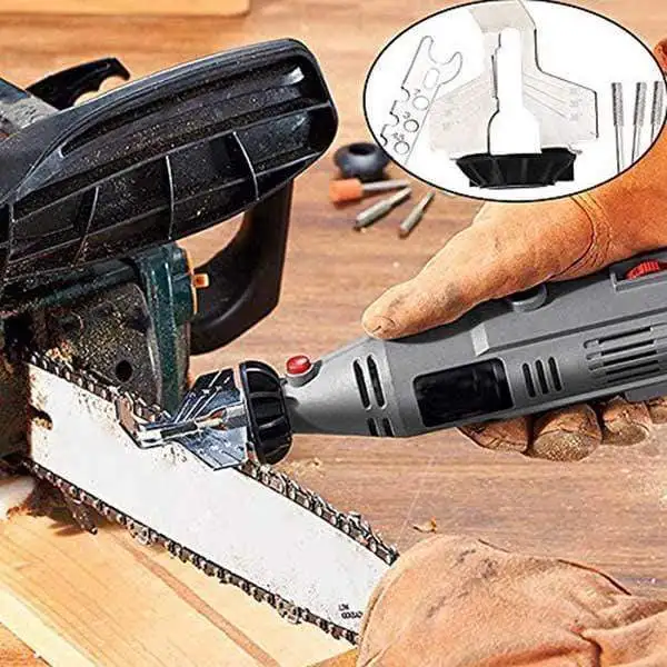 Special Chainsaw Grinding Tool Chainsaw Sharpening Kit Electric Grinder Sharpening Polishing Attachment Set Saw Chains Tool Dril
Special Chainsaw Grinding Tool Chainsaw Sharpening Kit Electric Grinder Sharpening Polishing Attachment Set Saw Chains Tool Dril