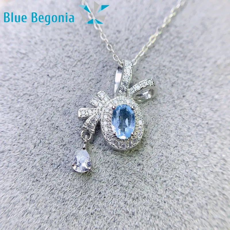 Natural Big Blue Topaz Pendant 4*6mm Gemstone Necklace Fine Jewelry Women Party Gift Real 925 Solid Sterling Silver
Natural Big Blue Topaz Pendant 4*6mm Gemstone Necklace Fine Jewelry Women Party Gift Real 925 Solid Sterling Silver