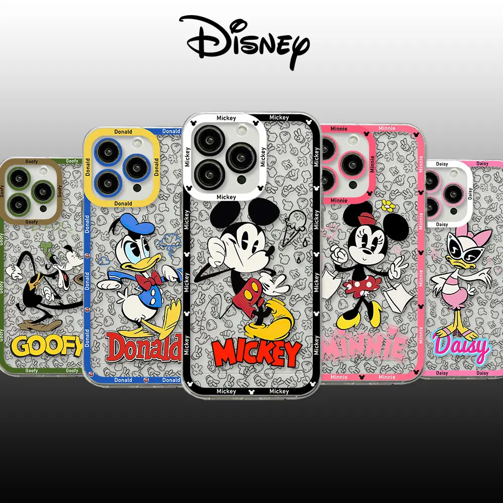 Cartoon Disney Cute Mickey Minnie Donald Duck Phone Case For iPhone 14 13 12 Mini 11 Pro Max X XR XS 7 8 SE Plus Transparent
Cartoon Disney Cute Mickey Minnie Donald Duck Phone Case For iPhone 14 13 12 Mini 11 Pro Max X XR XS 7 8 SE Plus Transparent