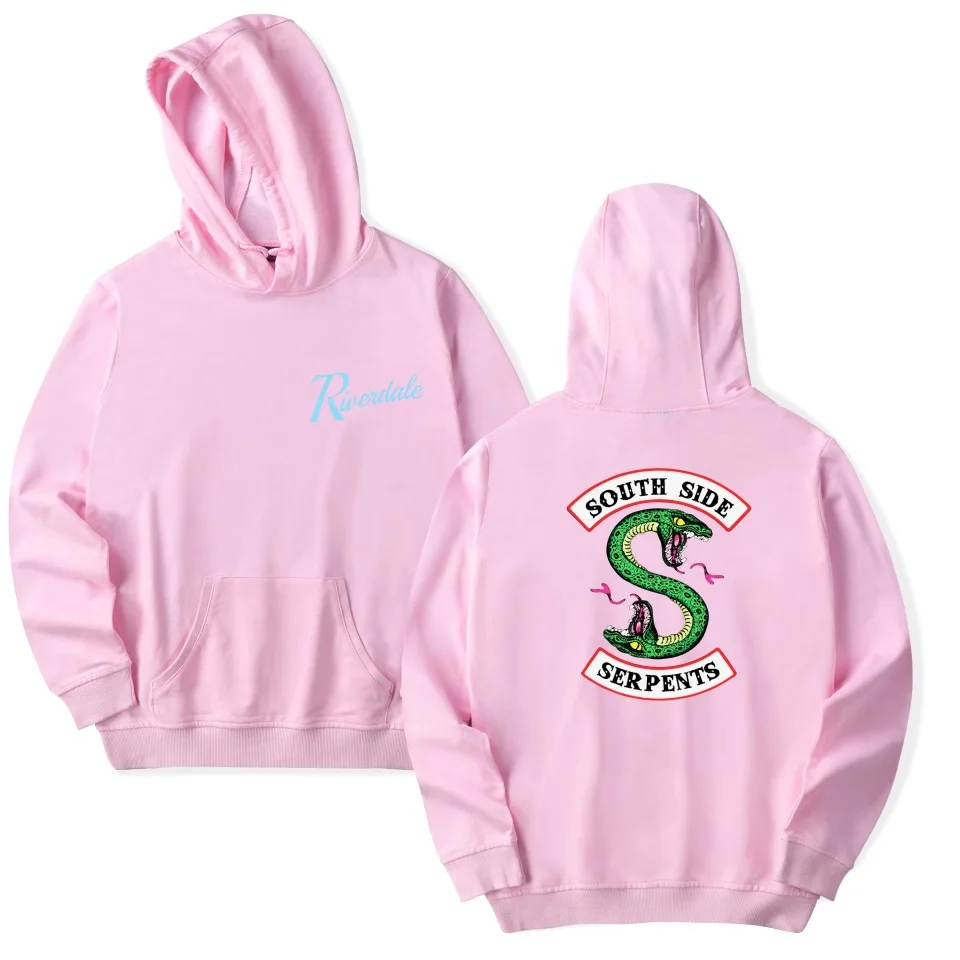 2019 Riverdale sweatshirt South Side Serpents Hoodie Das Sweatshirt der Southside-Frauen langärmliges mit Kapuze Kleid
2019 Riverdale sweatshirt South Side Serpents Hoodie Das Sweatshirt der Southside-Frauen langärmliges mit Kapuze Kleid