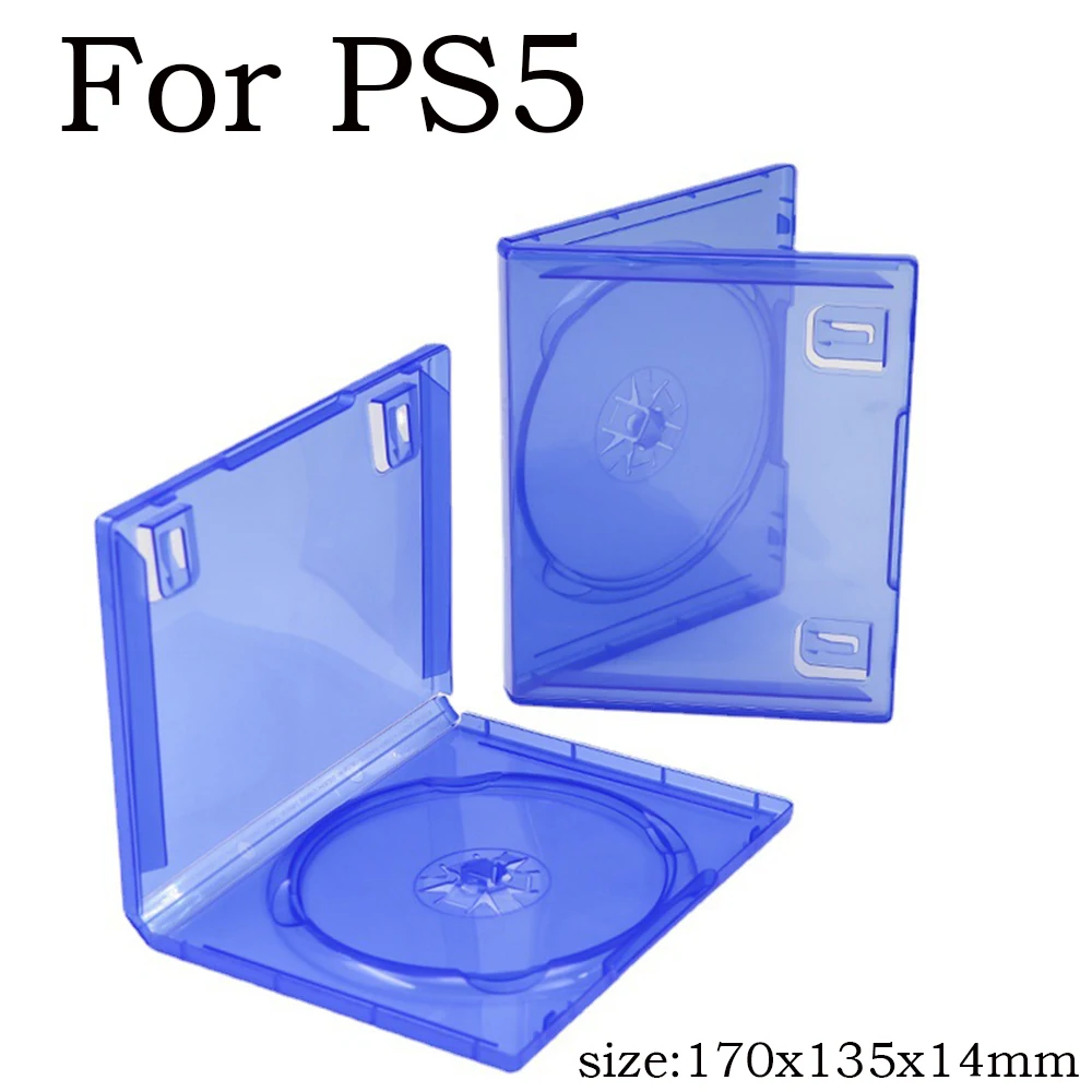 1pc Blue clear CD Discs Storage Bracket box for Sony Playstation 5 for PS5 ps4 Games Single Disk Cover Case Replace
1pc Blue clear CD Discs Storage Bracket box for Sony Playstation 5 for PS5 ps4 Games Single Disk Cover Case Replace