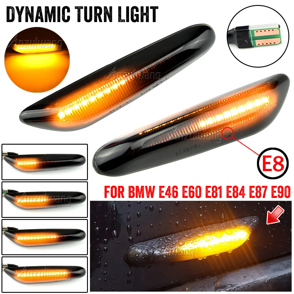 Led light Mirror For BMW E90 E91 E92 E93 E60 E87 E82 E46 Dynamic Side Marker Turn Signal Indicator Blinker Lamp
Led light Mirror For BMW E90 E91 E92 E93 E60 E87 E82 E46 Dynamic Side Marker Turn Signal Indicator Blinker Lamp