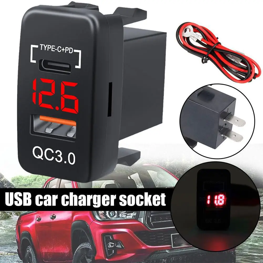 Автомобильное зарядное устройство P9B3, USB-разъем с вольтметром, с оригинальным отверстием, для быстрой зарядки
Автомобильное зарядное устройство P9B3, USB-разъем с вольтметром, с оригинальным отверстием, для быстрой зарядки