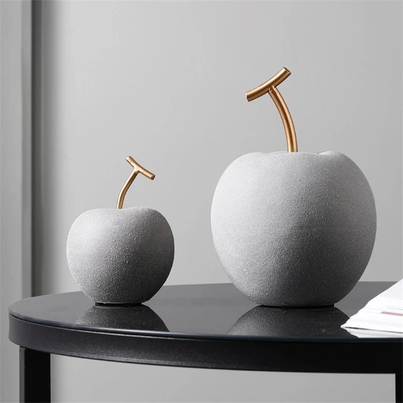 Creative Modern Minimalist Ceramic Apple Pear Fruit Craft Living Room Porch Tv Cabinet Model Miniatures Home Soft Decoration
Creative Modern Minimalist Ceramic Apple Pear Fruit Craft Living Room Porch Tv Cabinet Model Miniatures Home Soft Decoration