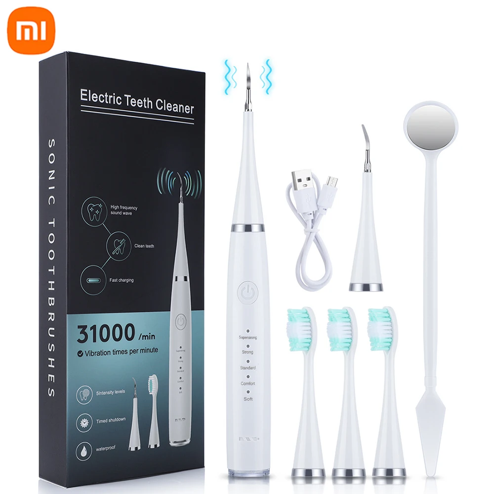 Xiaomi Ultrasonic Dental Scaler Teeth Whitening Electric Dental Calculus Remover Teeth Whitener Oral Care Dental Cleaner
Xiaomi Ultrasonic Dental Scaler Teeth Whitening Electric Dental Calculus Remover Teeth Whitener Oral Care Dental Cleaner