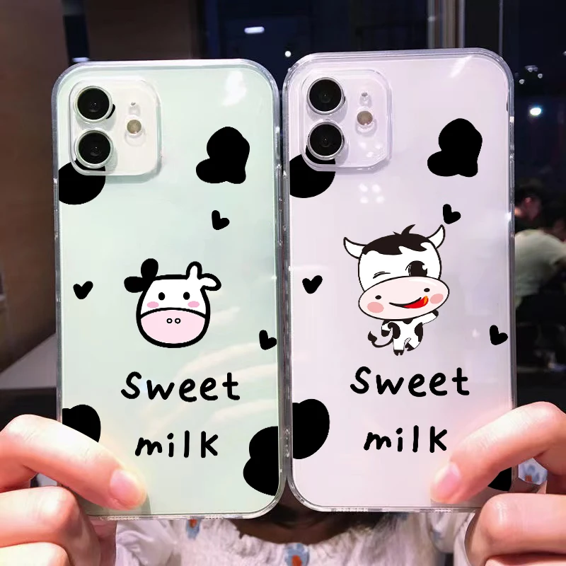 Cute Cartoon Cow For iPhone 11 Pro Max 12 13 Pro Mini X XR XS Max Se2 6 6S 7 8 Plus Clear Phone Case Full Protection TPU
Cute Cartoon Cow For iPhone 11 Pro Max 12 13 Pro Mini X XR XS Max Se2 6 6S 7 8 Plus Clear Phone Case Full Protection TPU