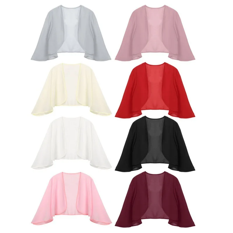 Womens 3/4 Sleeve Chiffon Cardigan Bolero Elegant Summer Ladies Wedding Wraps Shrug Bridal Bolero Long Shawl Evening Cover Up
Womens 3/4 Sleeve Chiffon Cardigan Bolero Elegant Summer Ladies Wedding Wraps Shrug Bridal Bolero Long Shawl Evening Cover Up